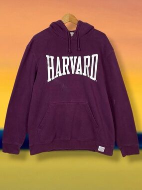 H&M Harvard University Collegiate Pullover Hoodie Burgundy Gilmore Girls L